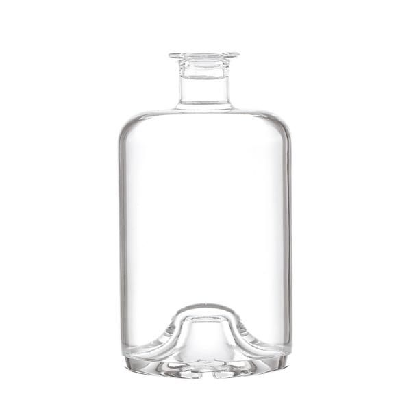 1000ml Square Painted Empty Tequila Rum Glass Bottle with Super Flint Material