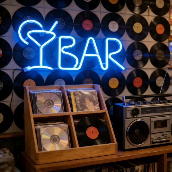 Modern And Eye-catching Business Neon Signs With Plastic And LED Lights For Your Business Visibility