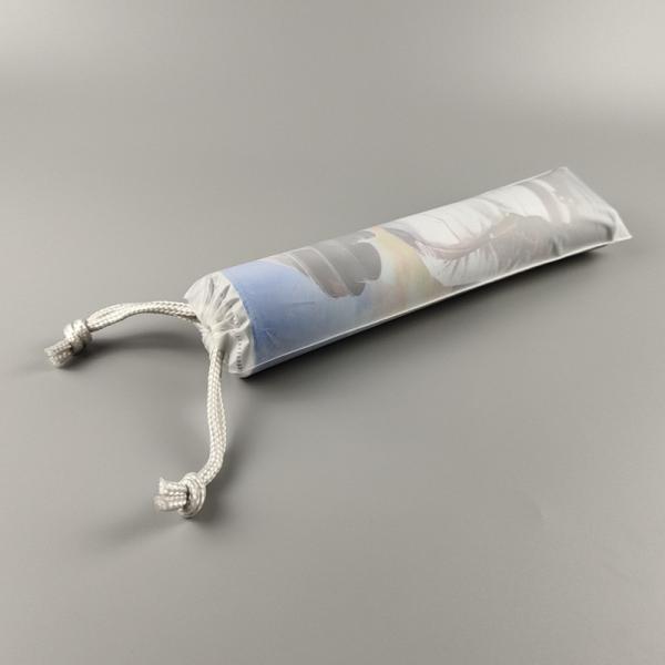 Bronzing Color Printing Process Eco Friendly EVA Bags for Desk Mats Draw String Bag