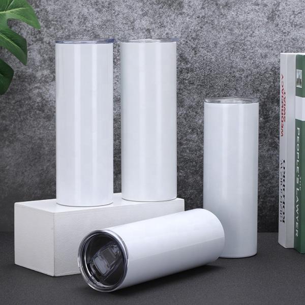 Copo de transferência de calor de aço inoxidável personalizado para sublimação de tintura caneca de café para viagem