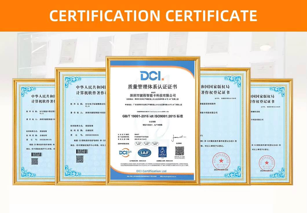Custom 13.56MHz ISO14443A Waterproof RFID NFC Smart Card for Hotel Access Control