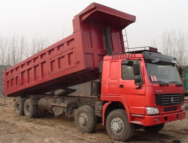 CNHTC HOWO Euro 2 371 hp Dump Truck / tipper truck negative grounded