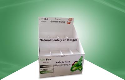 Escaninhos grandes da descarga da exposição forte da pálete do cartão para a medicina do POP