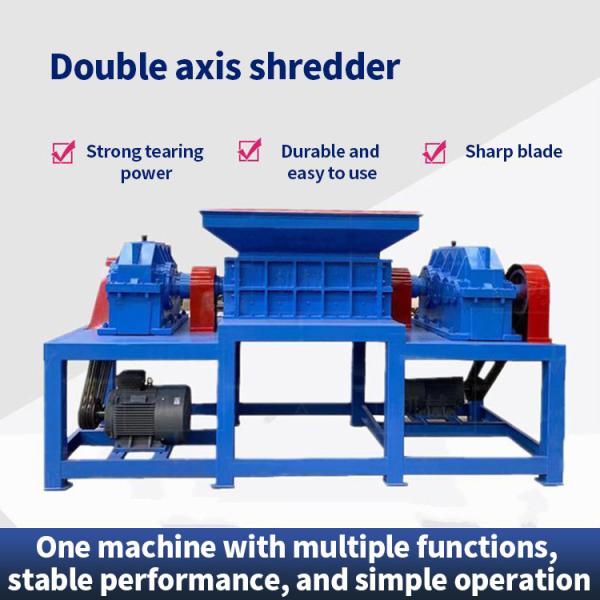 PP Plastic Type Double Shaft Industrial Metal Crusher Machine for Scrap Car Shredding
