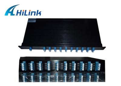 100G DWDM Mux Demux, desmultiplexador do Multiplexer da fibra ótica de DWDM no chassi da montagem em rack 1U