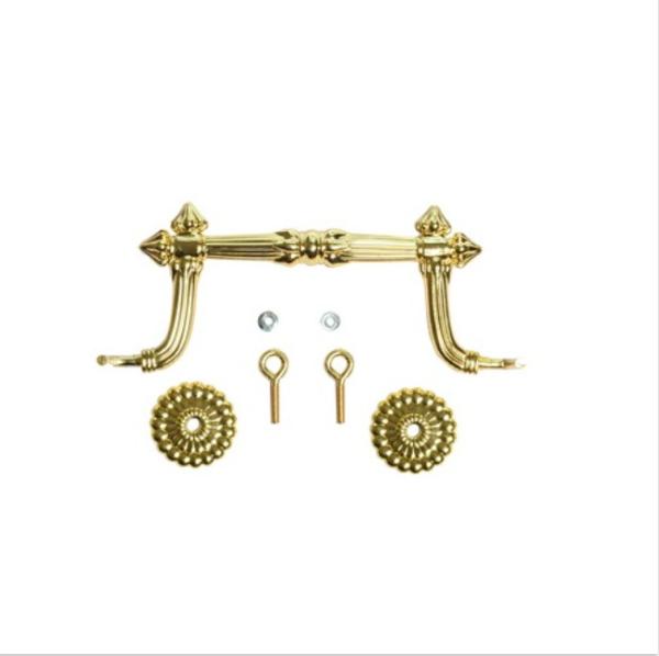 Golden Adult Europe Style Plastic Coffin Handles PP Material H9011