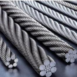 10mm 6*19 steel core Alloy Triple-strand twisted steel wire rope Marine mooring wire rope