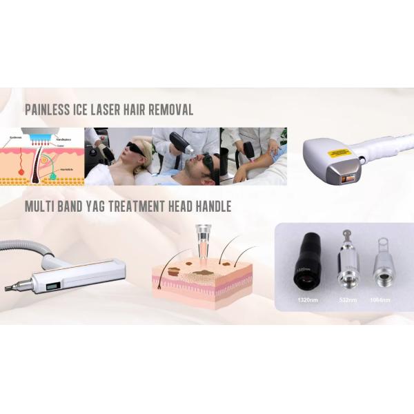 Épilation laser à diode portative 808nm Picosecond Machine d'épilation de tatouage