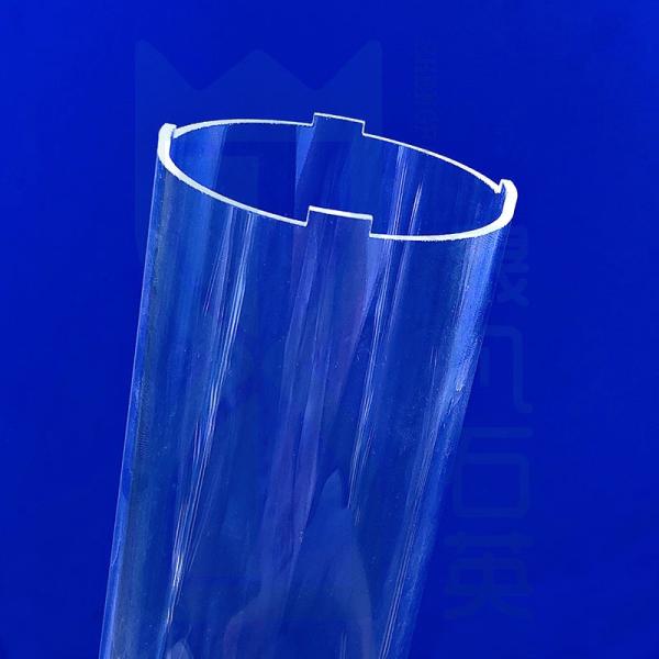 1100C Strain Point Quartz Glass Tube For Optical Applications In Industrial Manufacturing