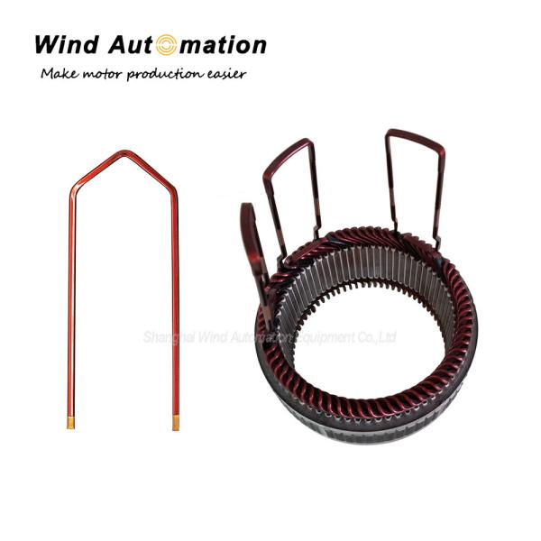 100 Sets/Year Flat Wire Hair Pin Forming Machine for Hybrid Vehicle Motor Stators