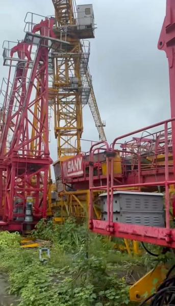 High Load Capacity Used Tower Crane Long Jib Length Diverse Construction Needs 160X16 Angle Steel