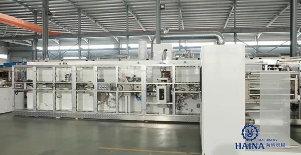 CE Full servo 400KW Baby Diaper Production Line 800ppm