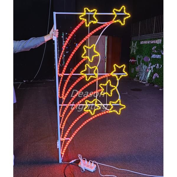 outdoor lamp post christmas decoration lights