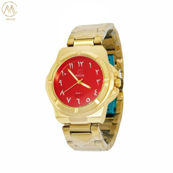 LOGO personalizado de aleación de bisel de cuarzo Reloj de pulsera tipo redondo