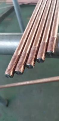 Eletrodo de ligação à terra de cobre matéria-prima 16 mm com fio