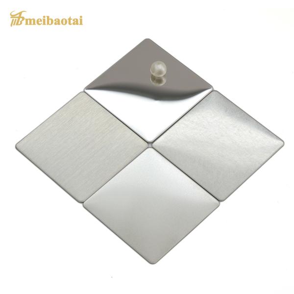 0.55mm Thick 304 Stainless Steel Sheet Brushed Four Feet For Kitchen