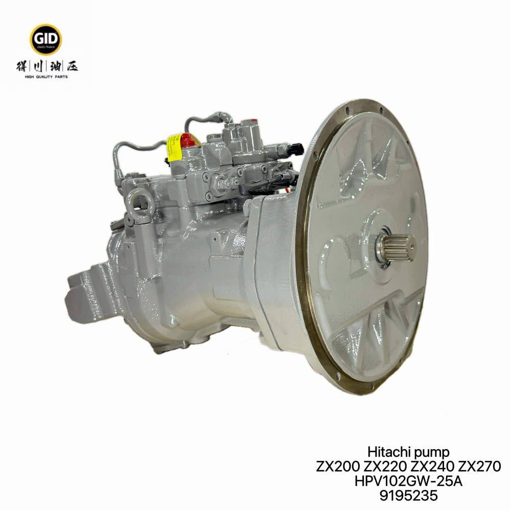 High Pressure High Efficiency Stable Operation Excavator Hydraulic Main Pump HPV102GW-25A for Hitachi ZX240-3G