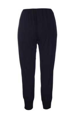 Stretchy Slim Fit Trousers Womens Pu Jersey Legging In Two Fabric Casual Type