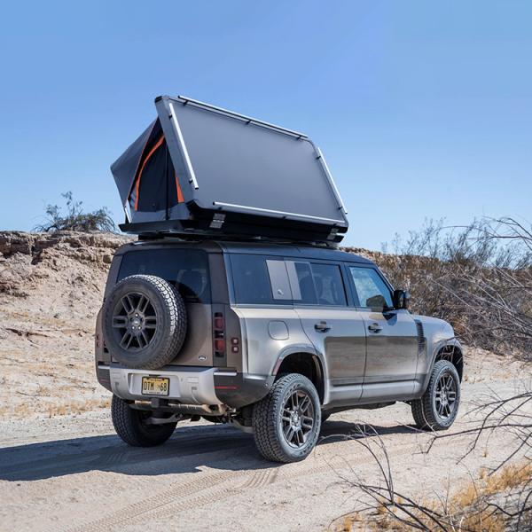 210*120cm Roof Top Two Bedrooms Aluminium Hard Shell Car Awning Tent