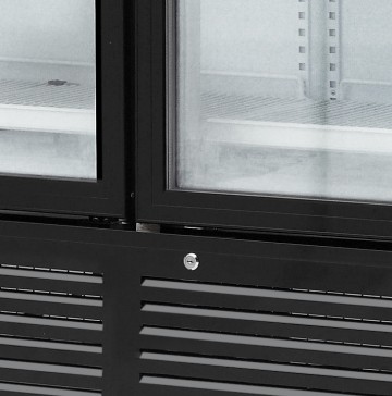 Одно динамическое охлаждение Eco степени замораживателя -25 двери двери малое стеклянное содружественное