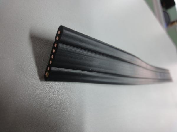 8core Flat Overhead Crane Cable, Flat Traveling Cable, ECHU Flat Crane Cable 450/750V, Electrical Traveling Cable