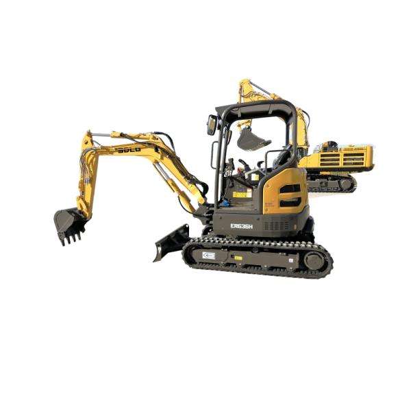 SDLG Lingong LGMG 1t 2t 3t Mini Micro Crawler Excavator Compact Digger For Farm Garden Home Use