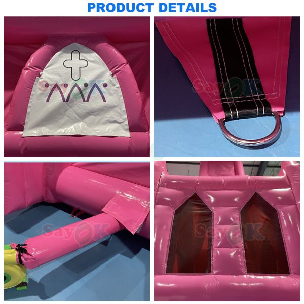 Portable Flame-Retardant Inflatable Church Tent with Customizable Size for Outdoor Weddings