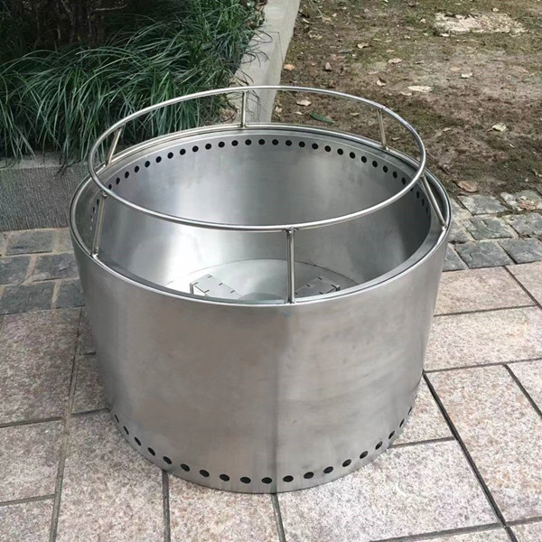Portable Smokeless Camp Stove Outdoor Heating Stainless Steel Fire Stove