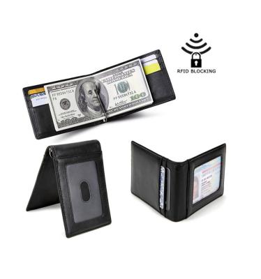 nomenclature en cuir de carte d'identification du portefeuille RFID de porte-cartes des hommes de 11.8x8.3cm TPCH