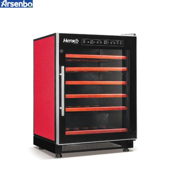 Soundless Freestanding Wine Cooler Fridge , 160W Under Counter Wine Refrigerator