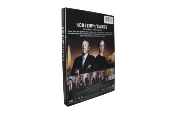 Free DHL Shipping@New Release HOT TV Series House of Cards Season 4 Boxset Wholesale