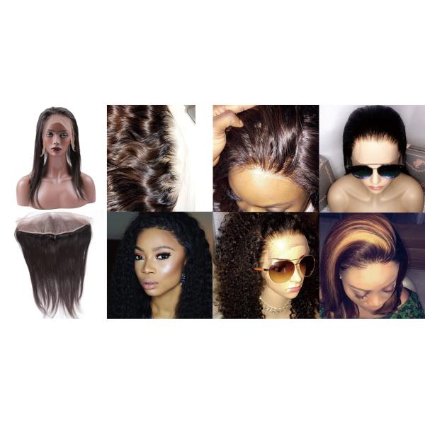 High Density Brazilian Hair Bundles With Closure Natural Black 1b#