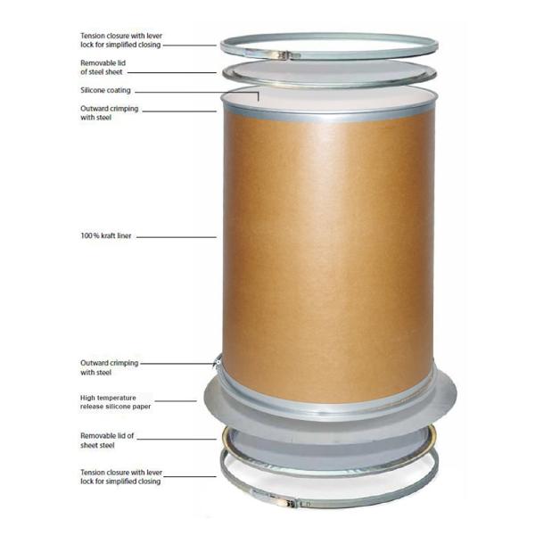 100L Hot Melt Glue Fibreboard Drum with High Release Silicone Lining