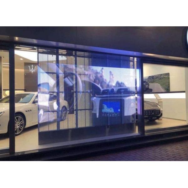 Easy Maintenance 75% Transparent Glass LED Screen with Long Service Life