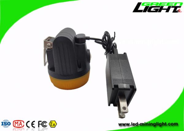 IP68 Waterproof Cordless Led Miners Cap Lamp 10000 Lux Brightness DGMS Approved