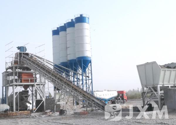 120M3 Stationary Concrete Batching Plant JS2000 2M3 Concrete Mixer
