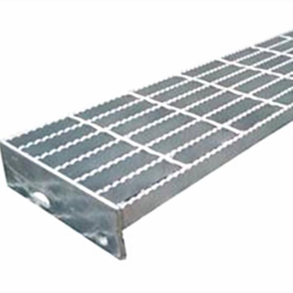 0.3mm Electro Galvanized Steel Stair Treads Grating Width 80mm