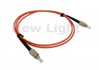 1m 3ft FC UPC - PVC de fibre optique du duplex 2.0mm de corde de correction de FC UPC pour Gigabit Ethernet