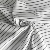 2*2 côtes ESD Tissu élastique antistatique fil tricoté 6 mm bande 240 gm polyester