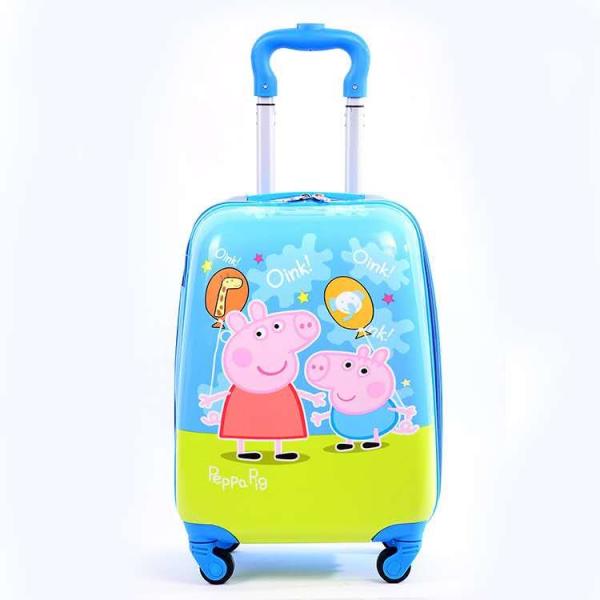 16 inch ABS PC Children School Bag with Cartoon filming Luggage Bag