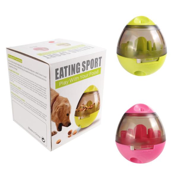 Interactive Dog Pet Toys Automatic Tumbler Leakage Food Dispensing Ball