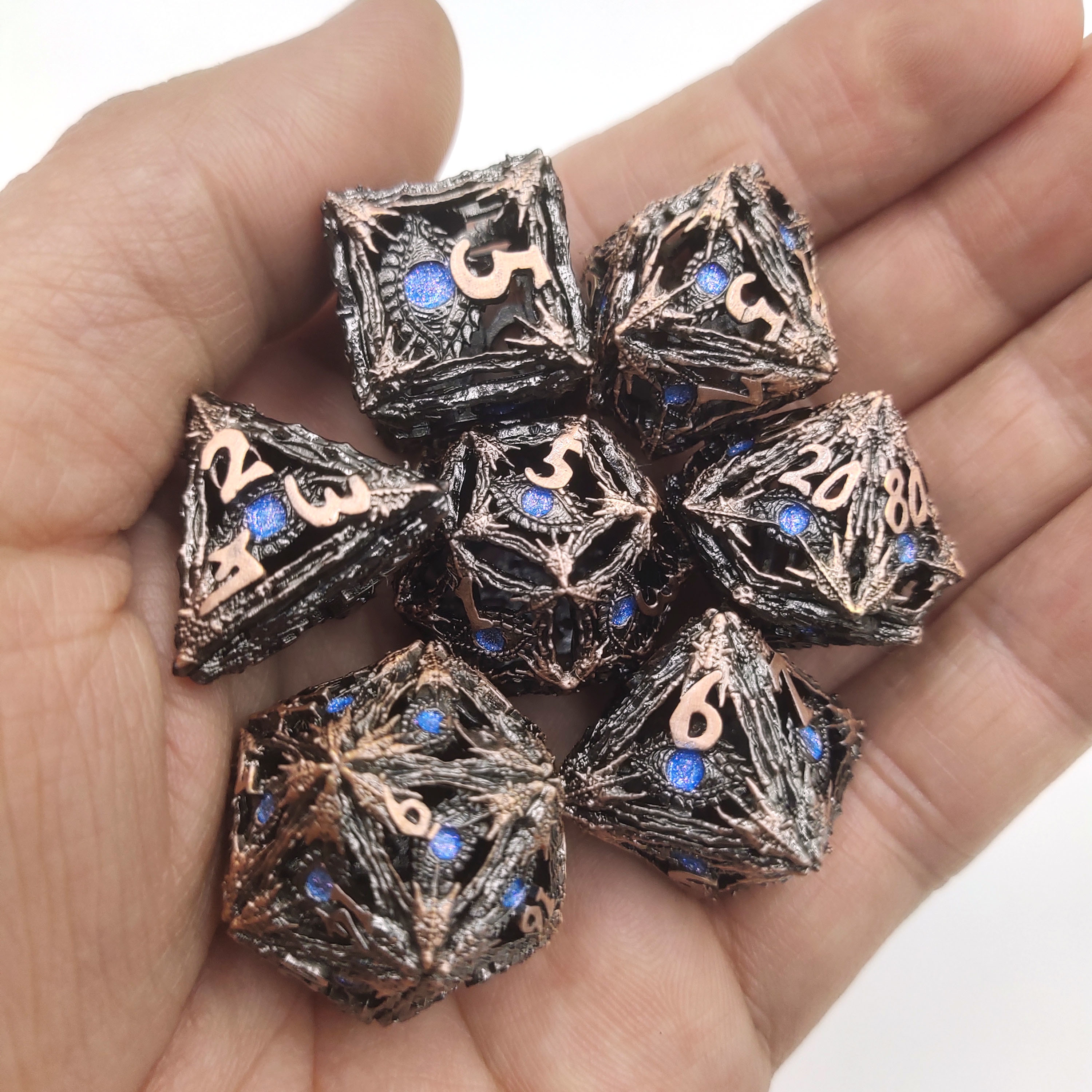 Polyhedral кость установила Polyhedral кость установила практически оптовый изготовленный на заказ легковес