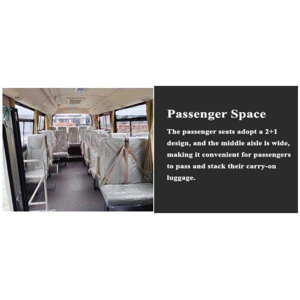 Transportation Auto Motives 30 Seater Minibus with Diesel Fuel and 4 Cylinders Engine