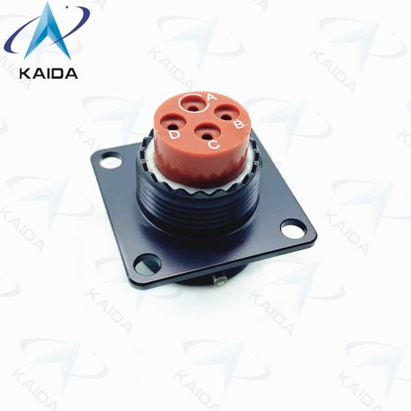 4 женские штифты MIL-DTL-38999 Серия 2 Балк анодированный покрытие 38999 Power Connector