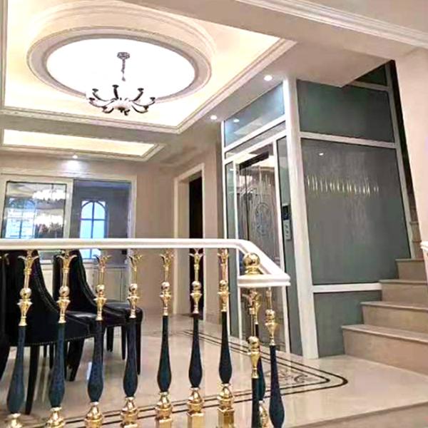 Лестница лифта Stoving металла лифта виллы дома нержавеющей стали VVVF небольшая прямая