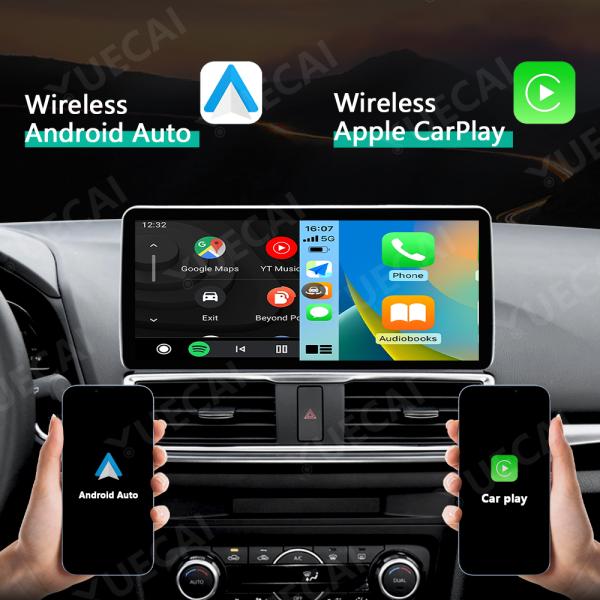 QLED Display Car DVD Player Carplay Android Auto Mazda3