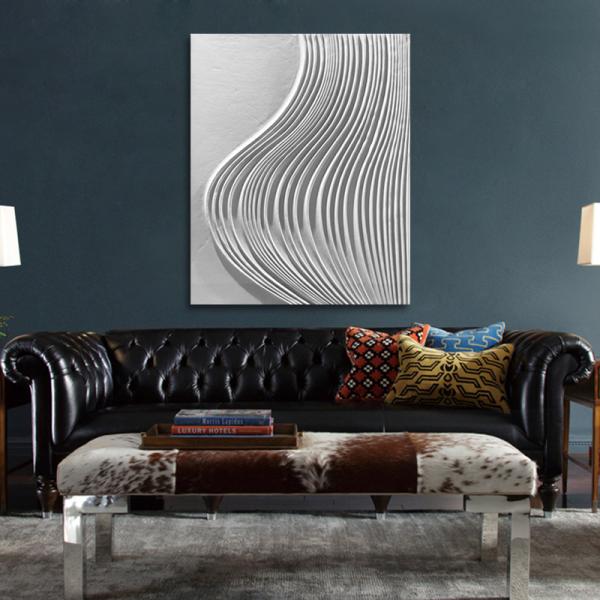 100% artesanal pintura de artista blanco grabado artesanía para interiores arte decoraciones de paredes