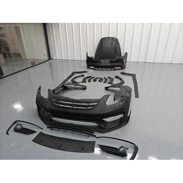 MSY Panamera 971 Body Kit Red Carbon Fiber Replace Front Bumper Spoiler Widebody Kit