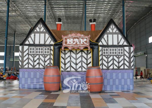 9x6 mts outdoor parties N events giant blow up inflatable bar tent with full digital printing FOR SALE