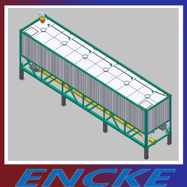 Screw Conveyor 68t 79t Horizontal Cement Silo